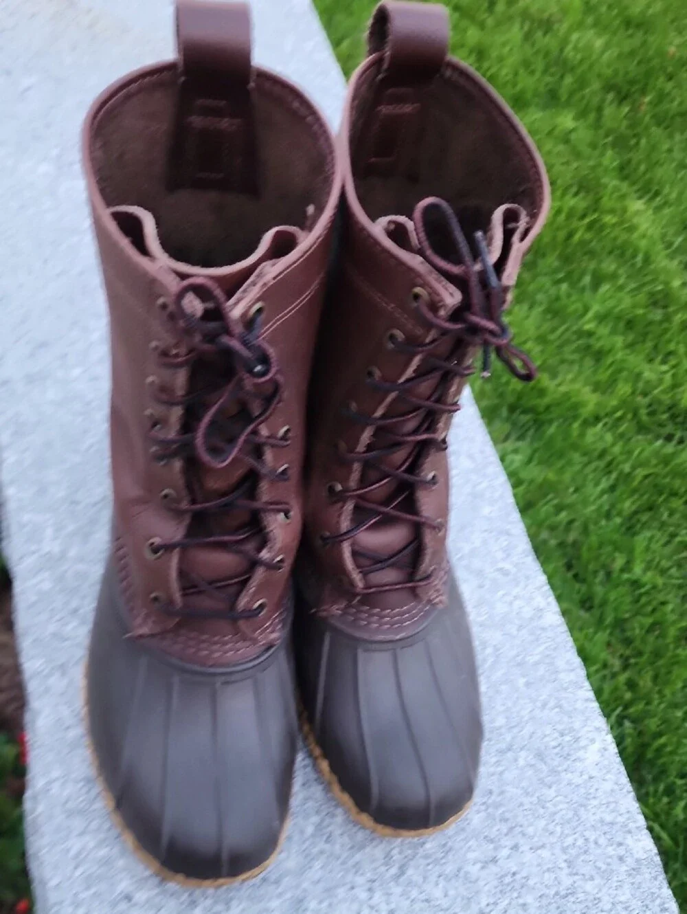 L.L. Bean Maine Hunting Shoe Duck Boots Size 9